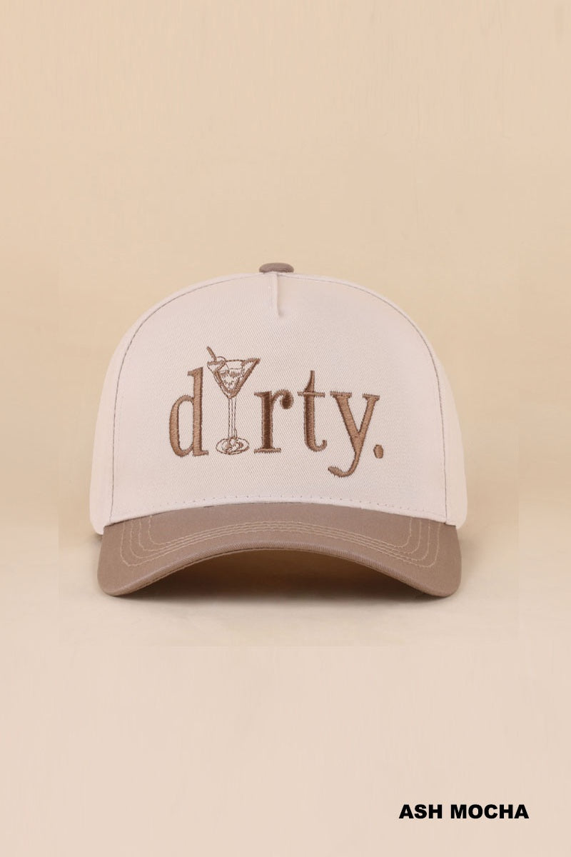 Dirty martini two tone cotton hat