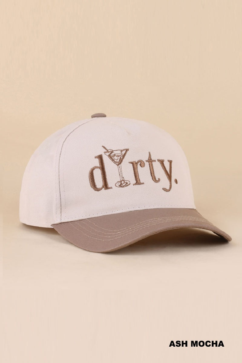 Dirty martini two tone cotton hat