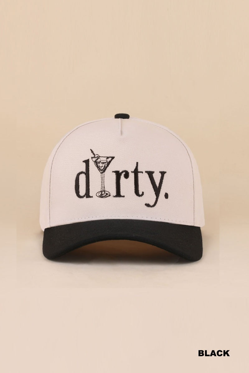 Dirty martini two tone cotton hat