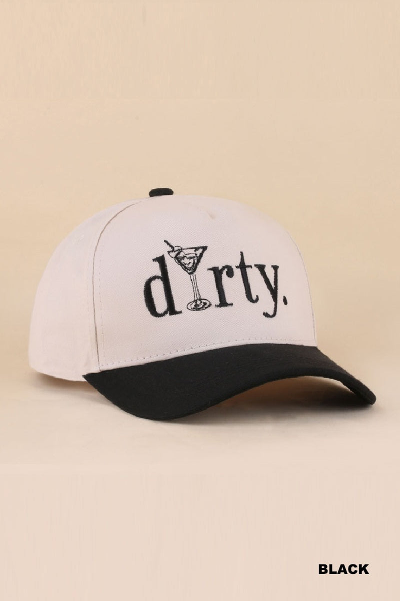 Dirty martini two tone cotton hat