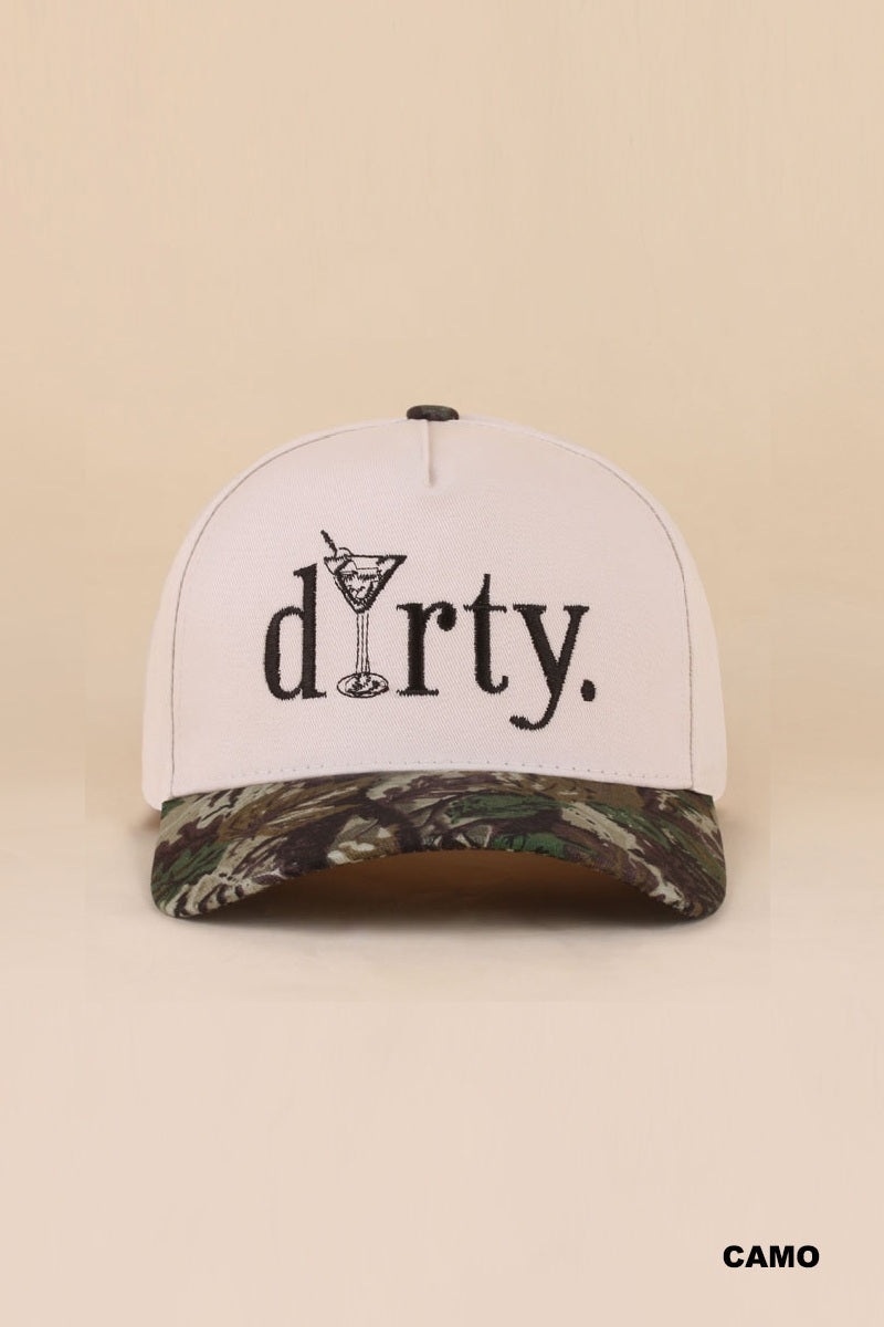 Dirty martini two tone cotton hat