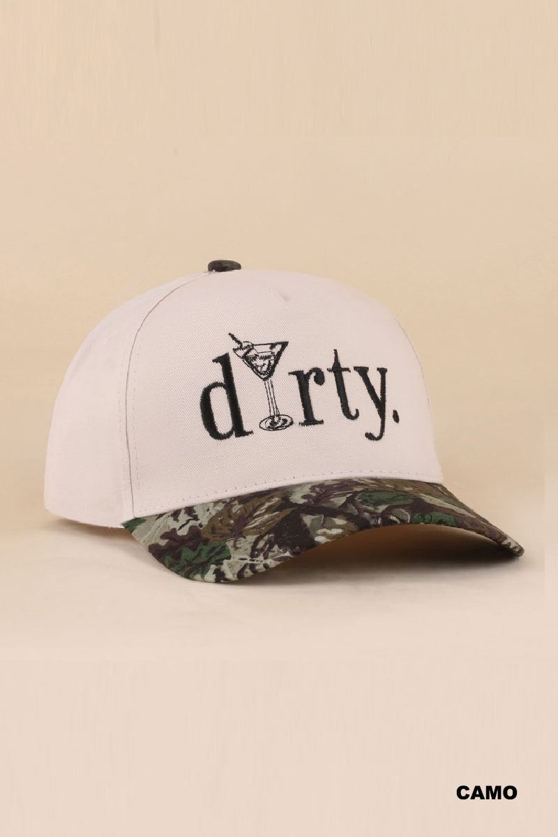 Dirty martini two tone cotton hat