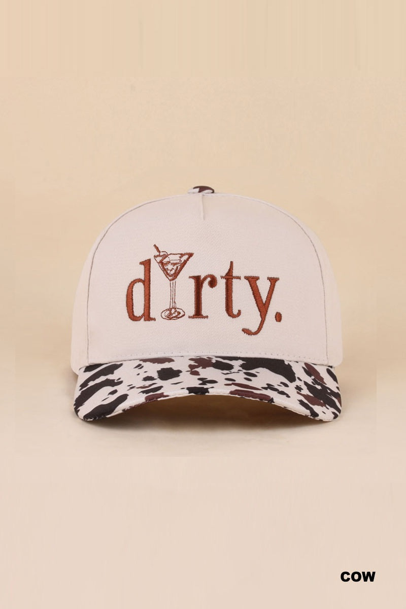 Dirty martini two tone cotton hat