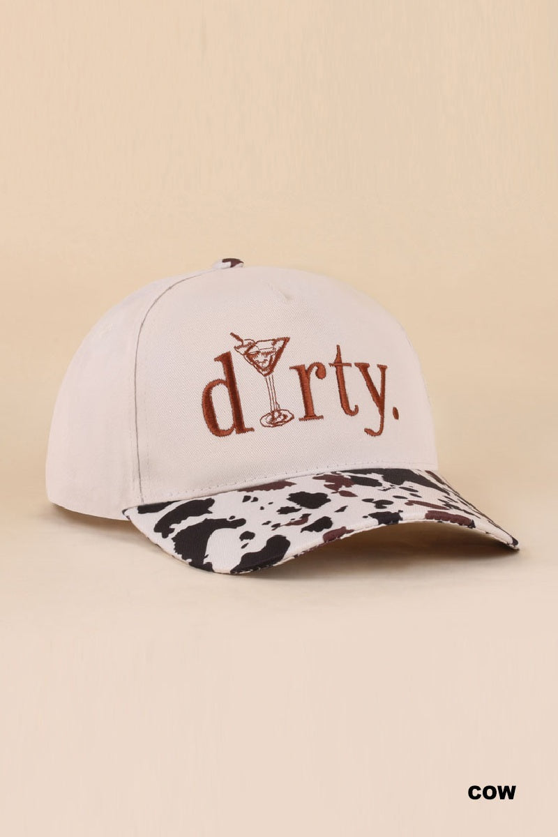 Dirty martini two tone cotton hat