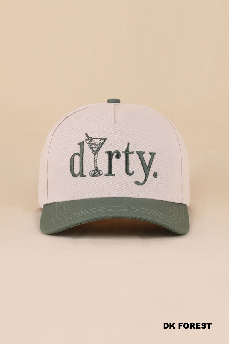 Dirty martini two tone cotton hat