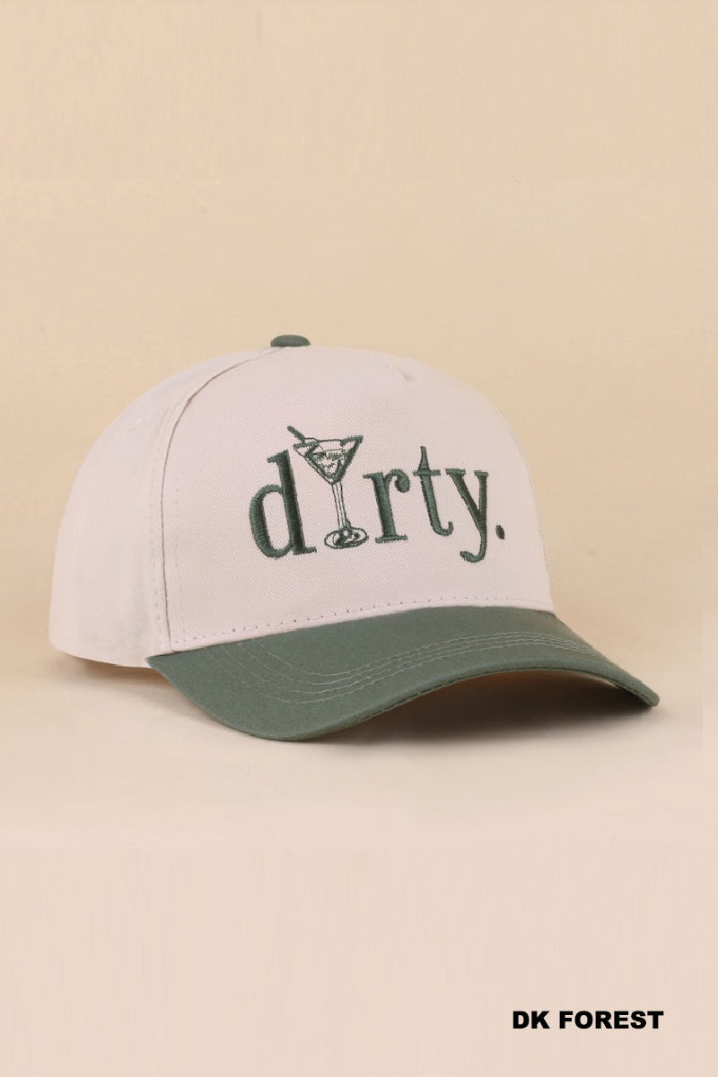 Dirty martini two tone cotton hat