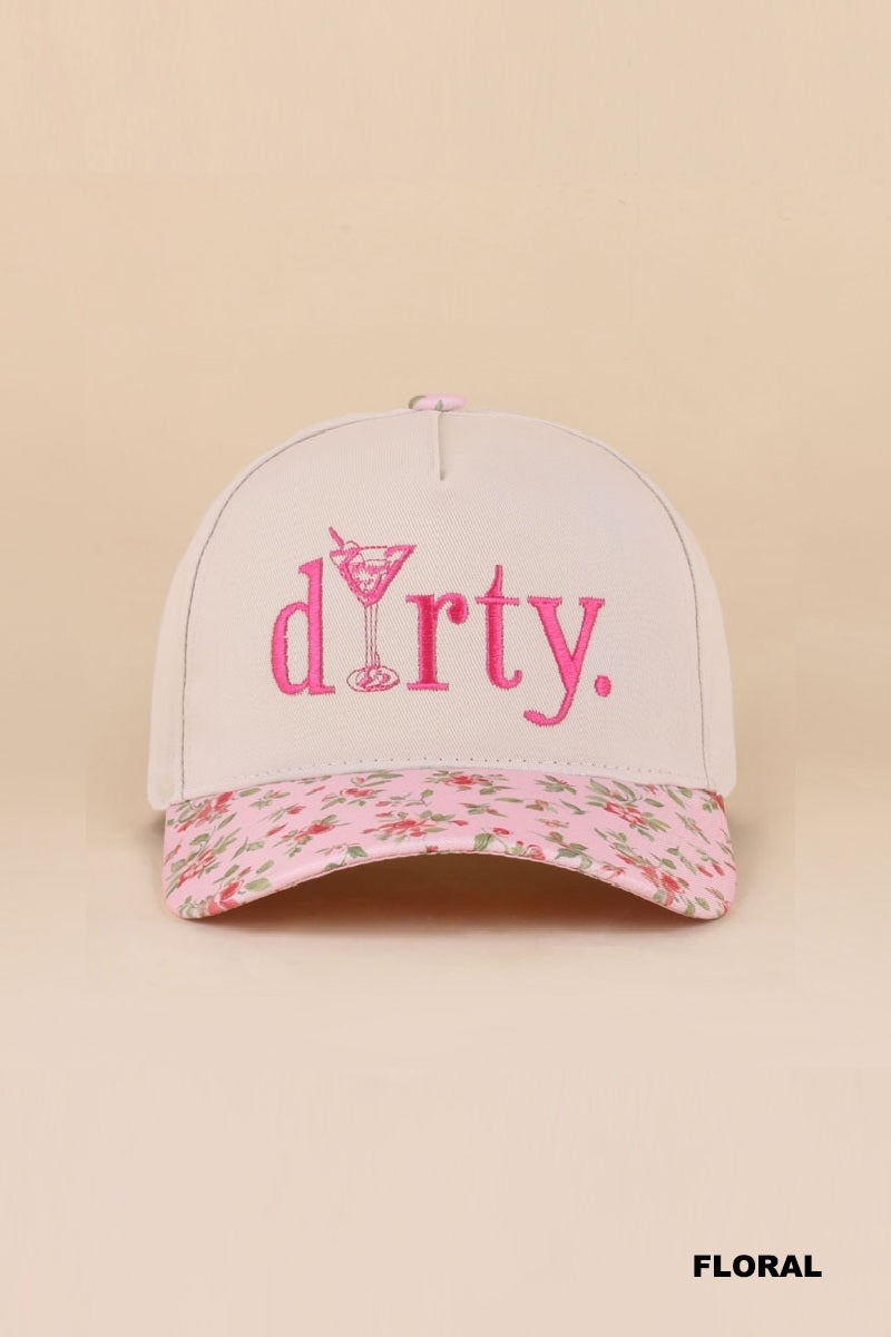 Dirty martini two tone cotton hat