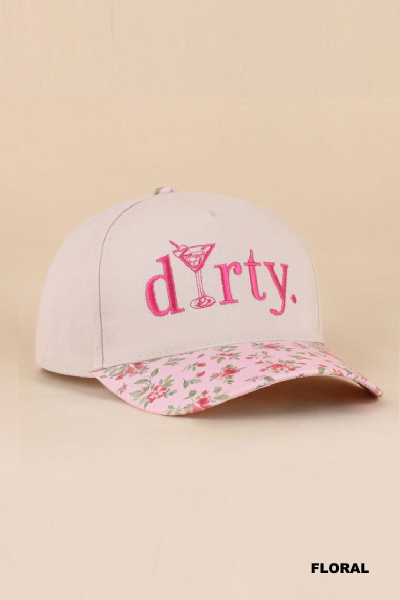 Dirty martini two tone cotton hat