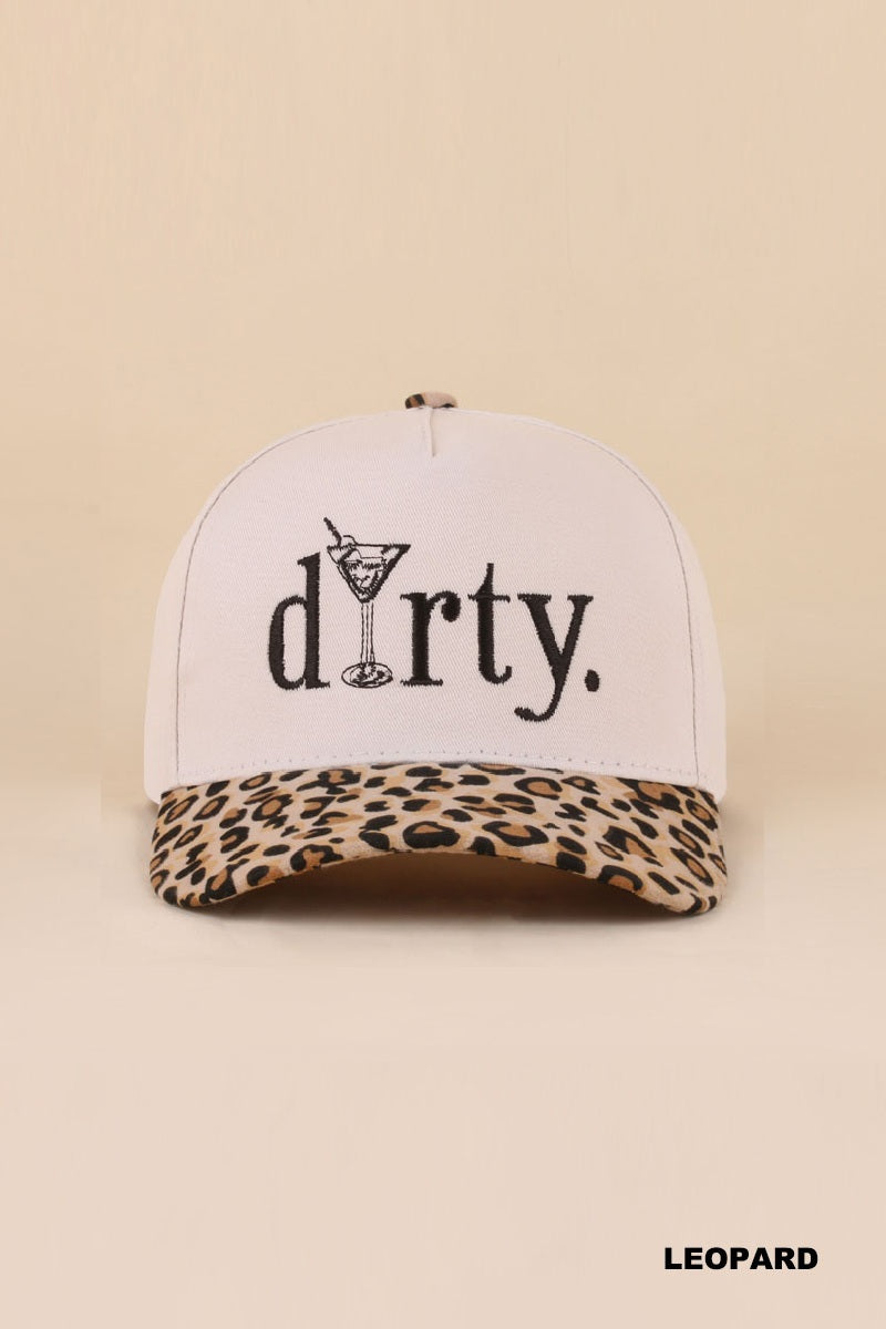 Dirty martini two tone cotton hat