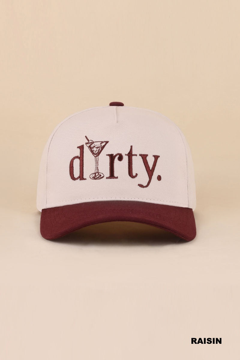 Dirty martini two tone cotton hat