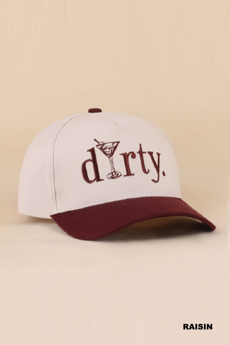 Dirty martini two tone cotton hat