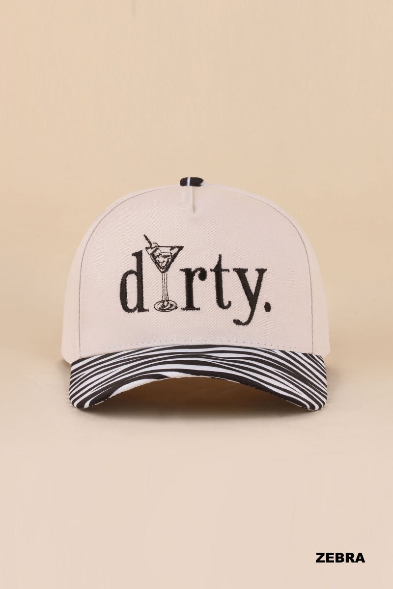Dirty martini two tone cotton hat