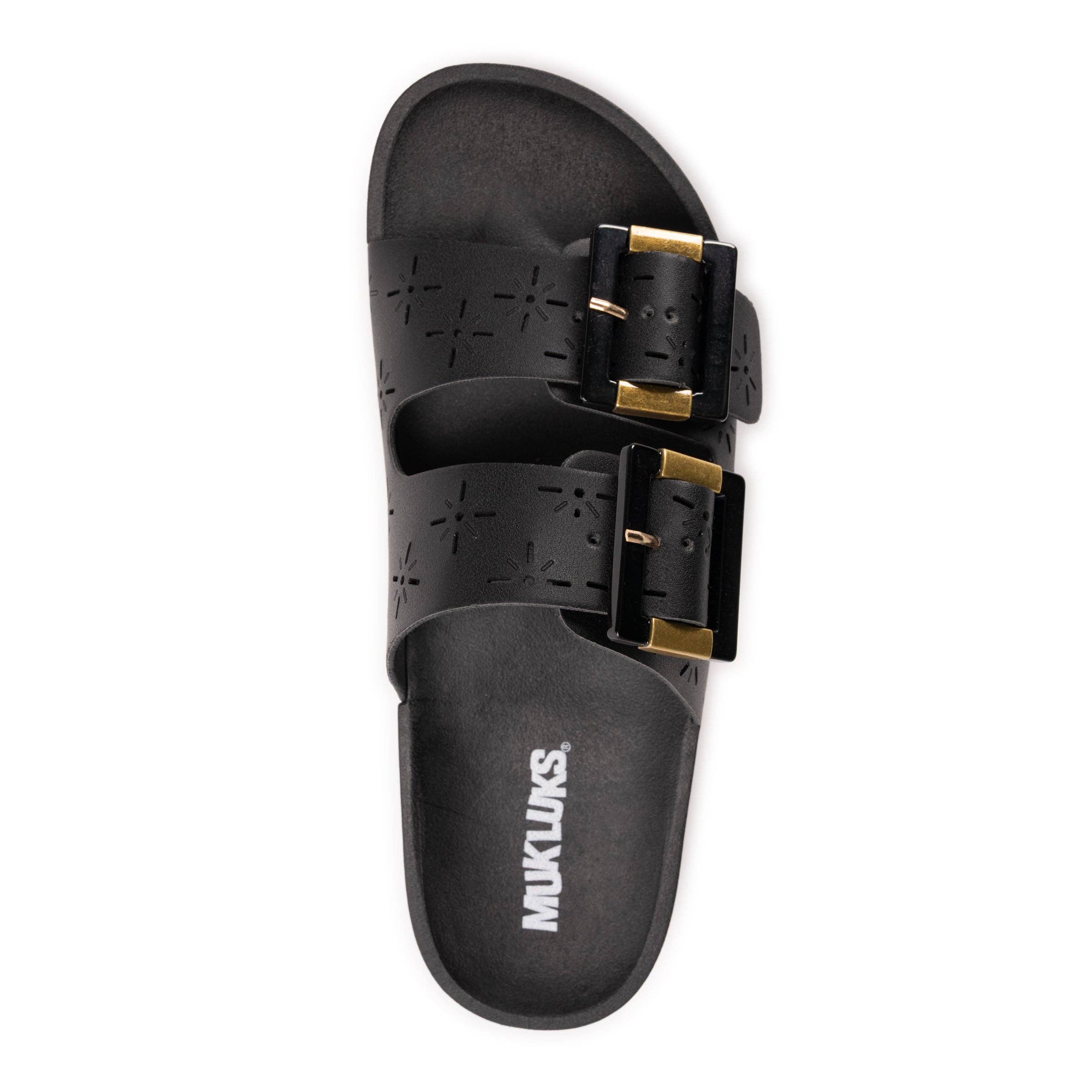 MUK LUKS Women's Grand Cayman Perforated Sandal