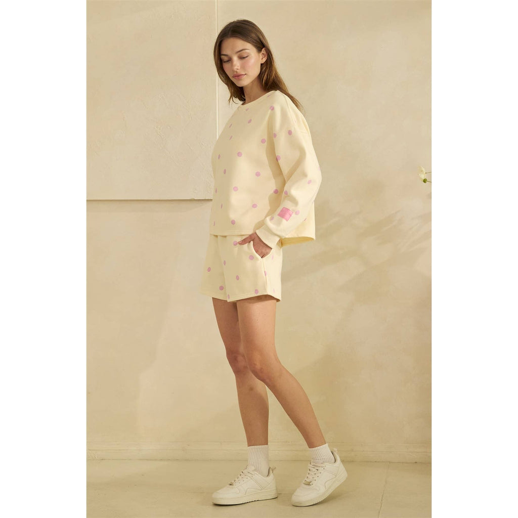Printed Lounge Crewneck Sweatshirt