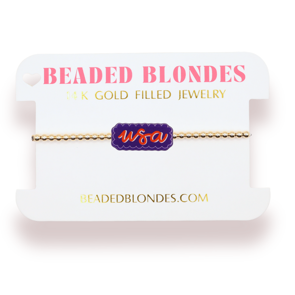 USA Bracelet on Gold
