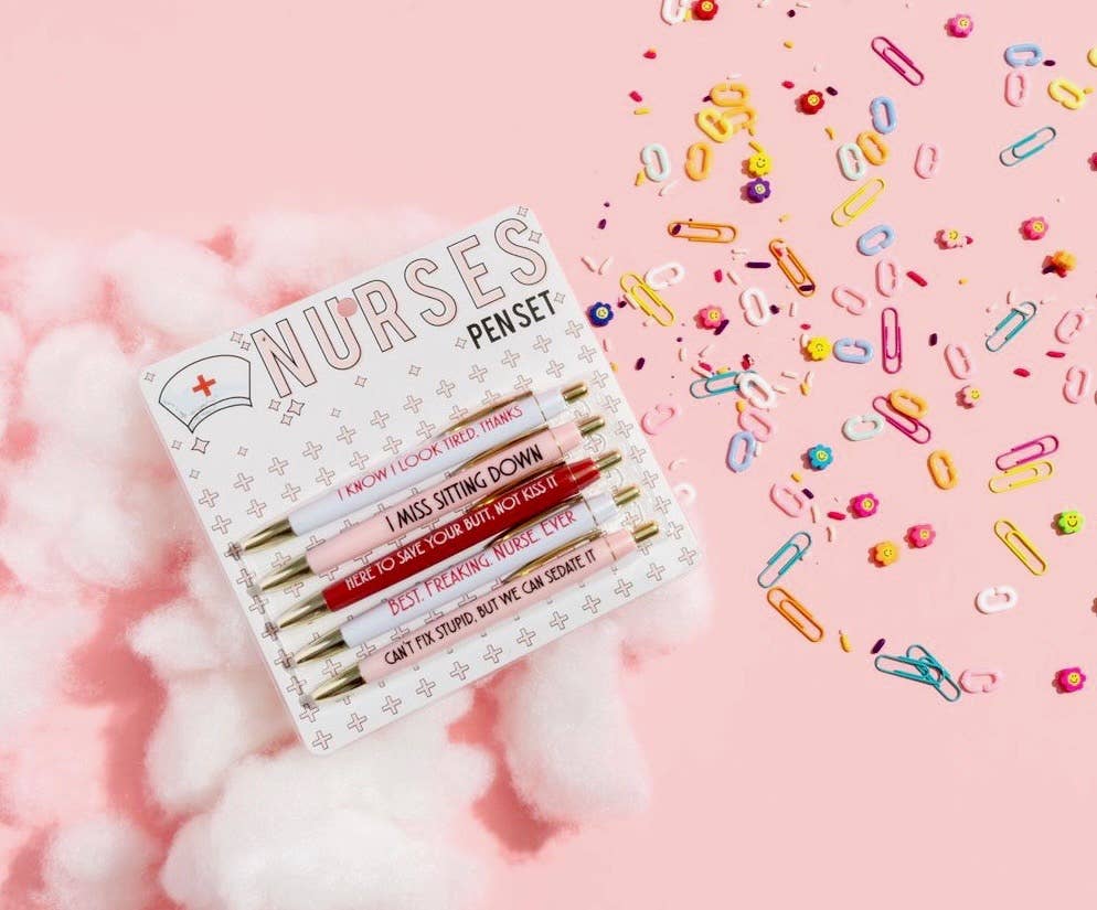 Nurses Pen Set (gifts, pens, nurses, healthcare, stationery)