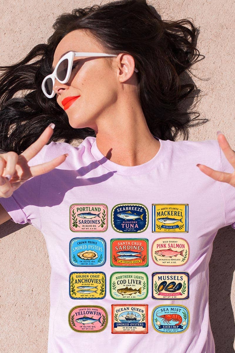 Sardines Market Graphic Tee