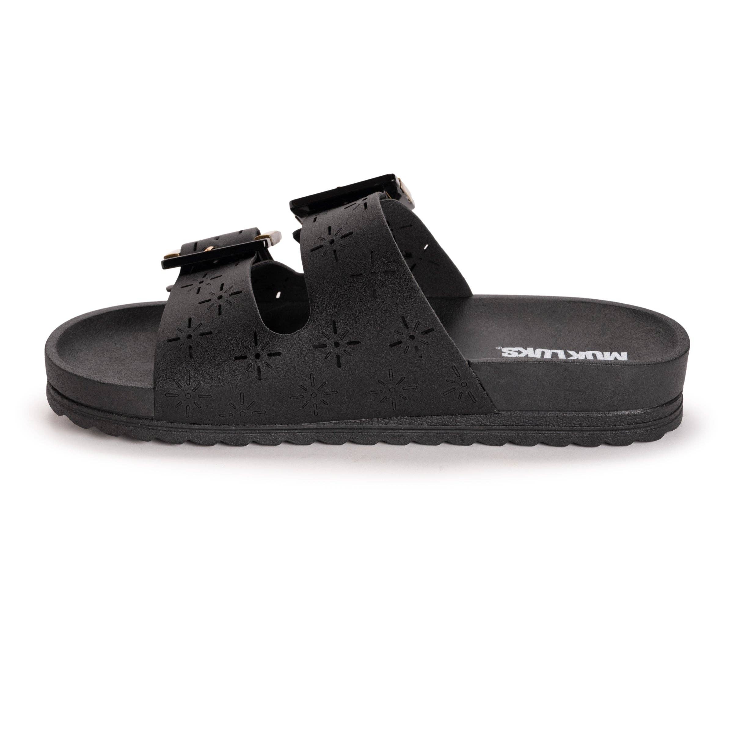 MUK LUKS Women's Grand Cayman Perforated Sandal
