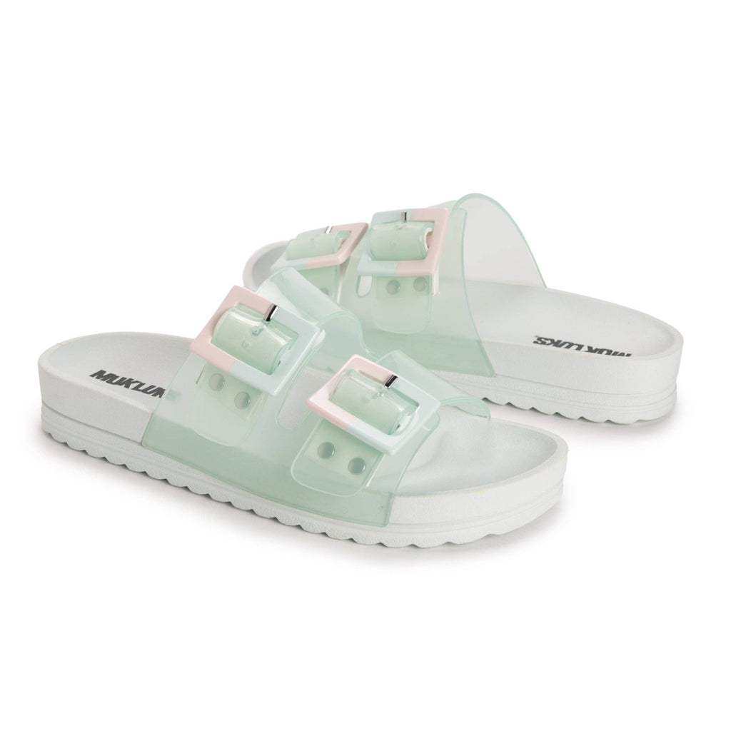 Muk Luks Women's Grand Cayman Lucite Sandal