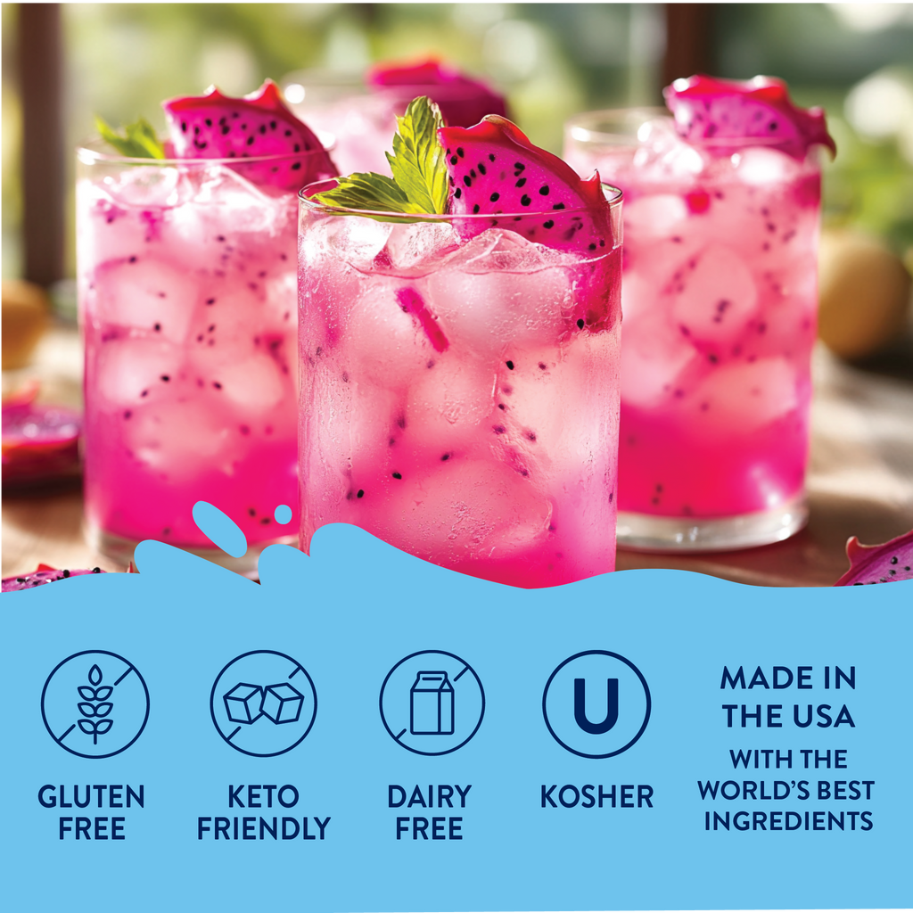 Sugar Free Dragonfruit Acai Flavor Infusion Syrup
