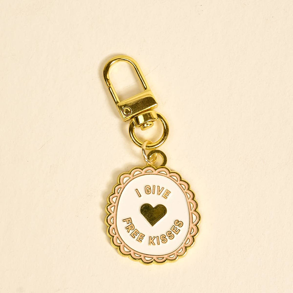 Pawfect Collar Charm–Free Kisses
