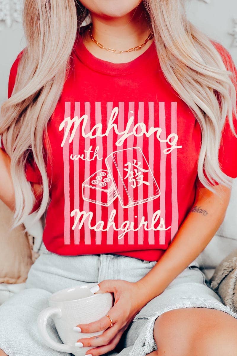 Mahjong Mahgirls Graphic Tee