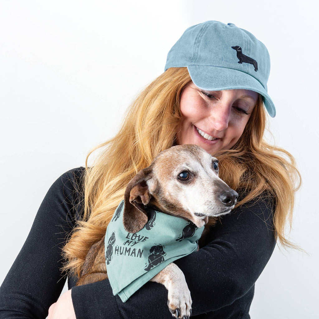 Dachshund/Love My Human Small Pet Bandana