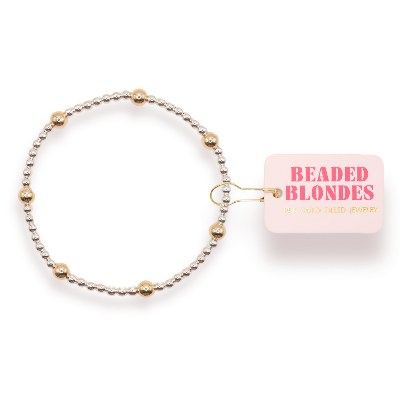 Olive Bracelet in Silver with Gold