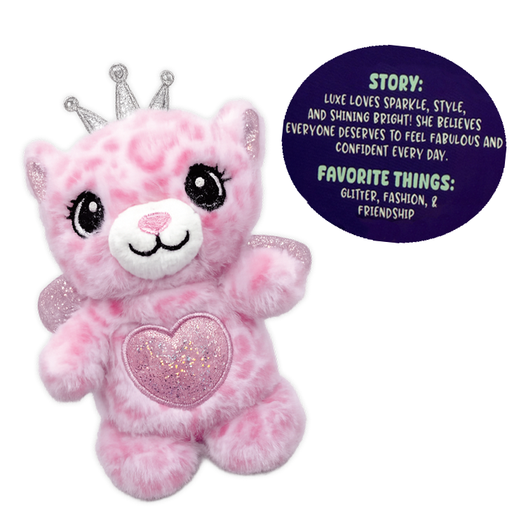 Wrapkins Wrist Band Slap Hug Plush Pal Variety - 6/Display