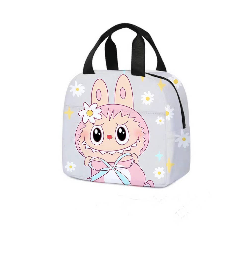Cute monster lunch bag Aluminum Foil Insulation Bag
