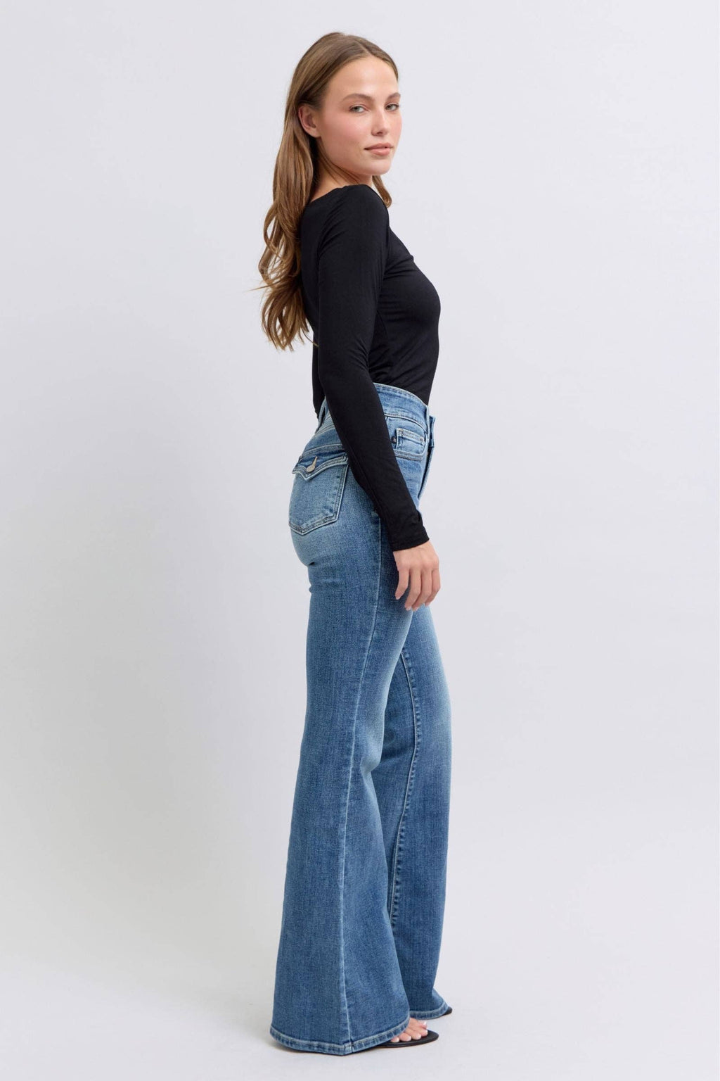 Judy Blue High Waist Vintage Flare Jeans