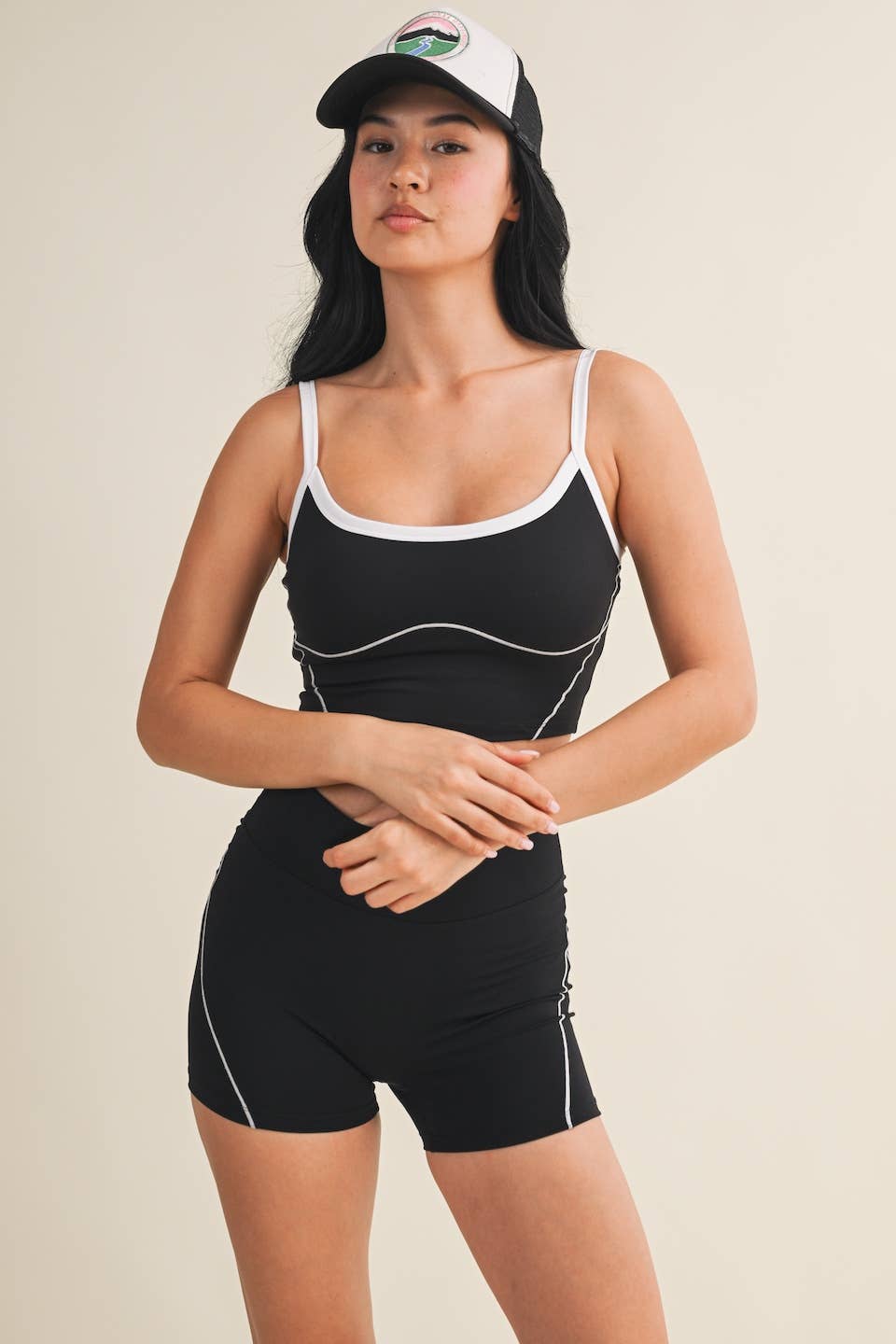 Contrast Contour Top