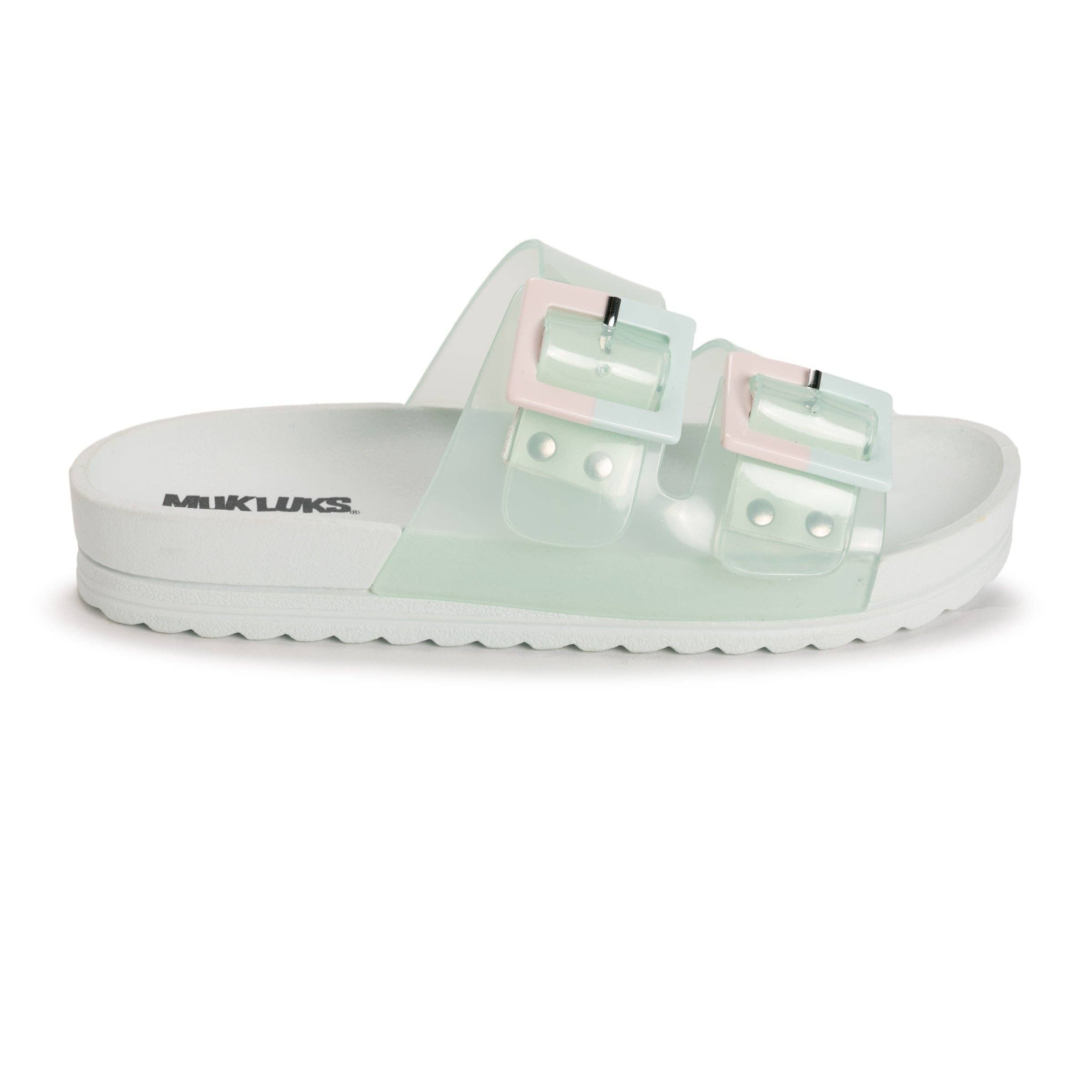 Muk Luks Women's Grand Cayman Lucite Sandal