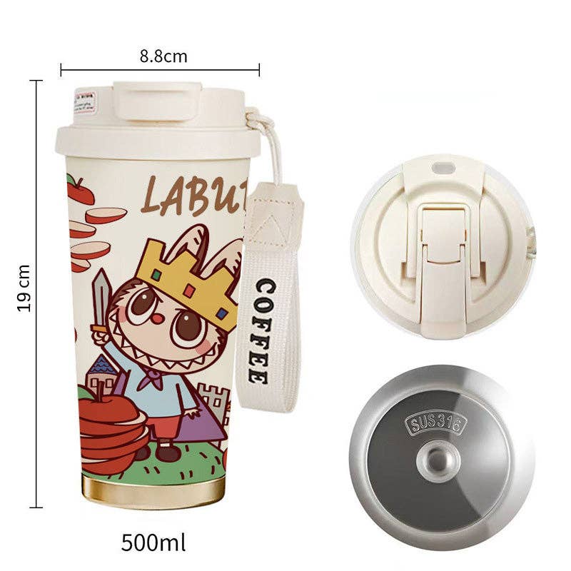 💫 “Labubu Magic” Cute Monster Stainless Steel Insulated Cup