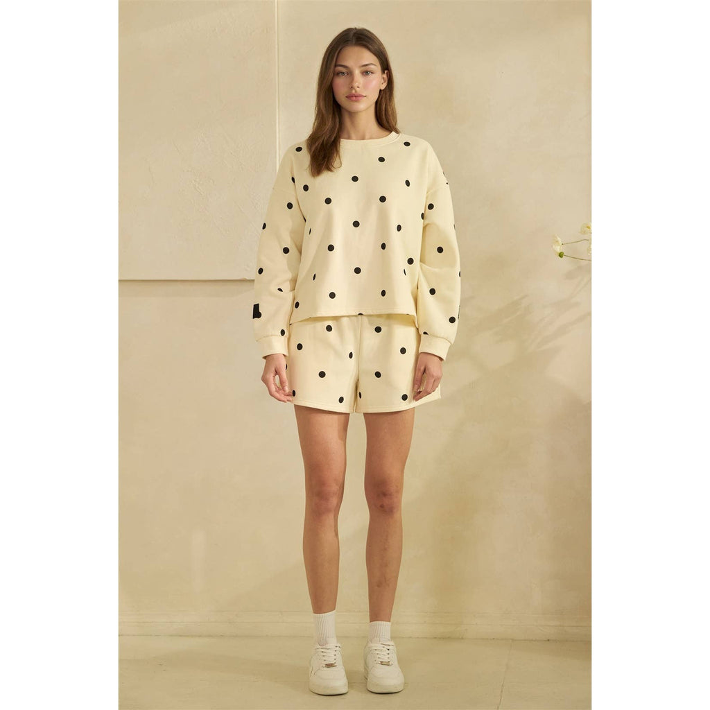 Printed Lounge Crewneck Sweatshirt