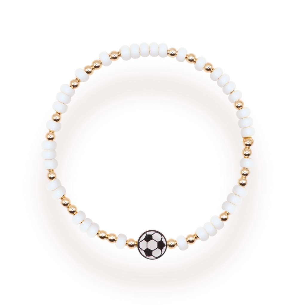 Soccer Ball Bracelet