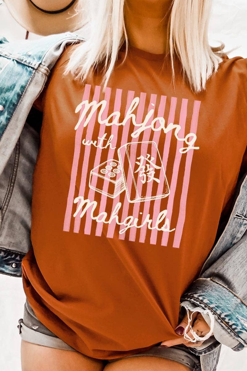 Mahjong Mahgirls Graphic Tee