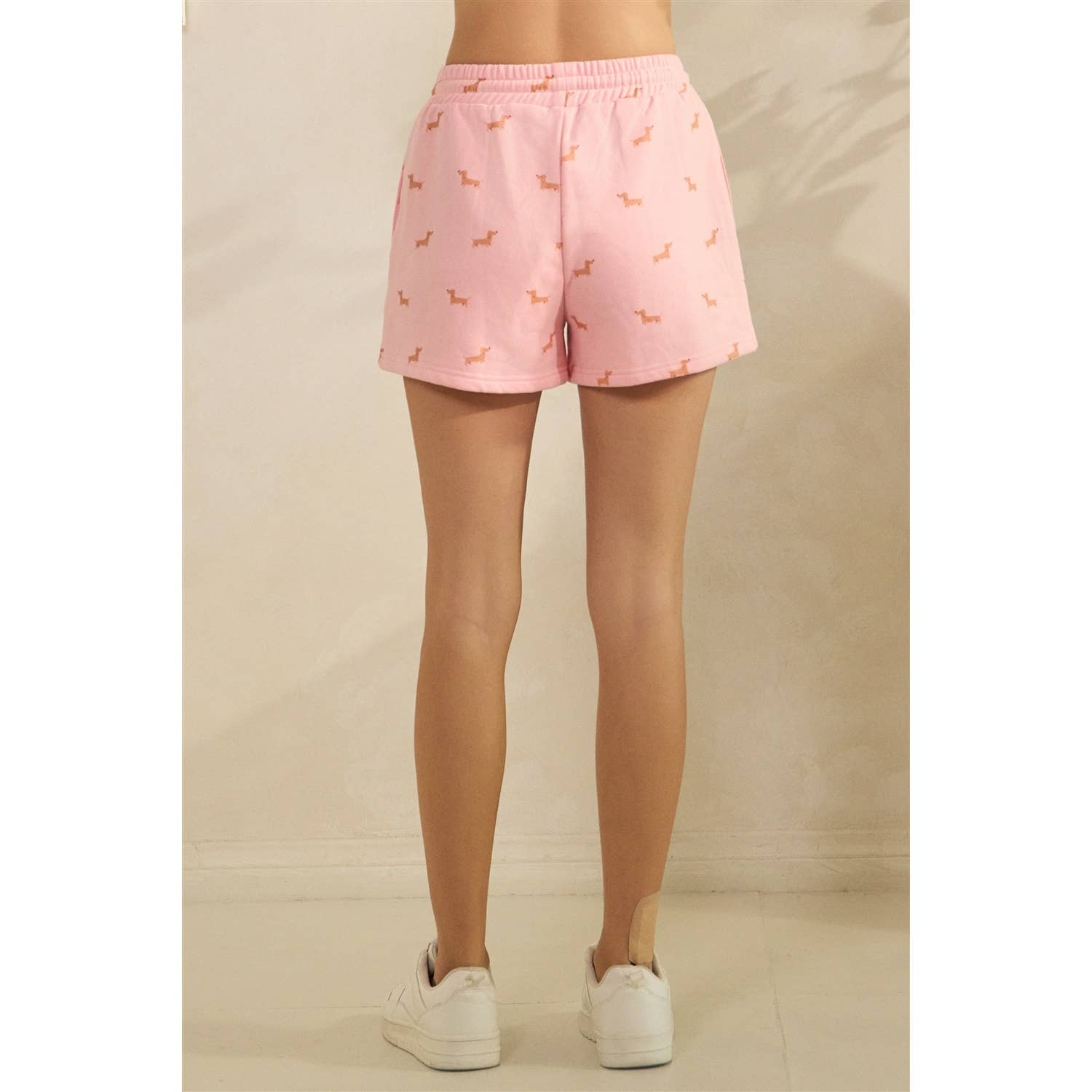 All Over Dog Print Shorts