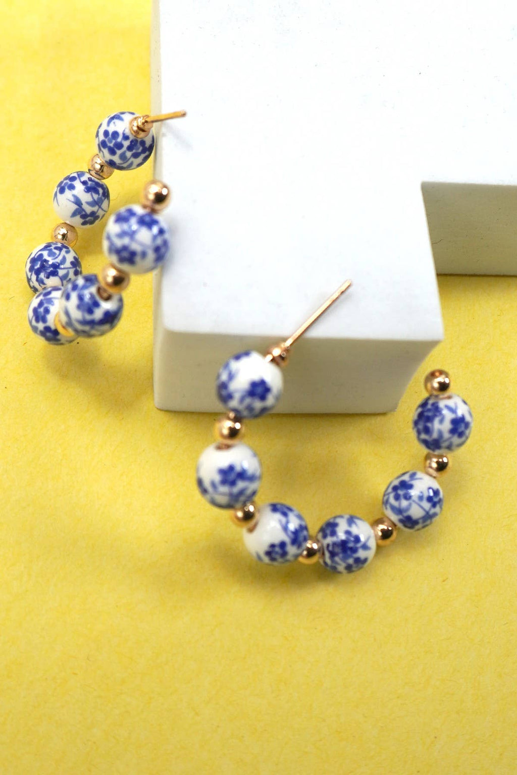 18K STAINLESS STEEL TARNISH FREE PORCELAIN HOOP