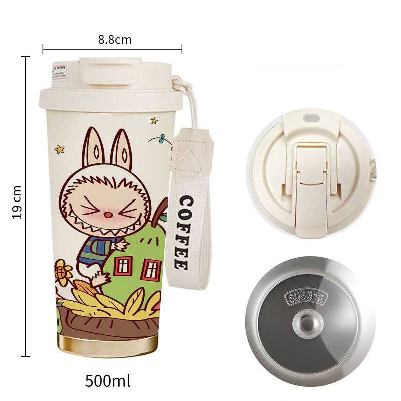 💫 “Labubu Magic” Cute Monster Stainless Steel Insulated Cup