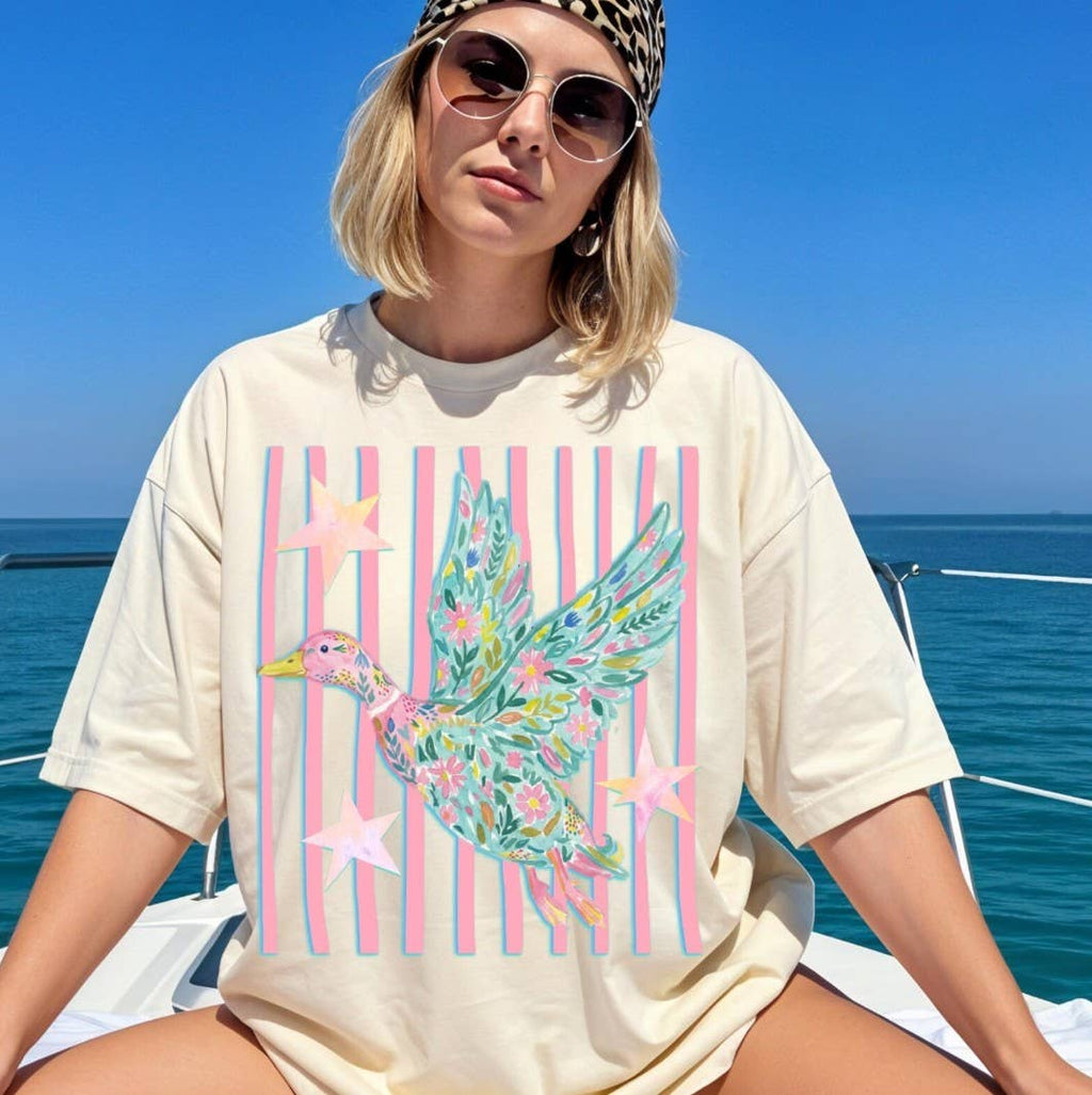 Floral Mallard Tee