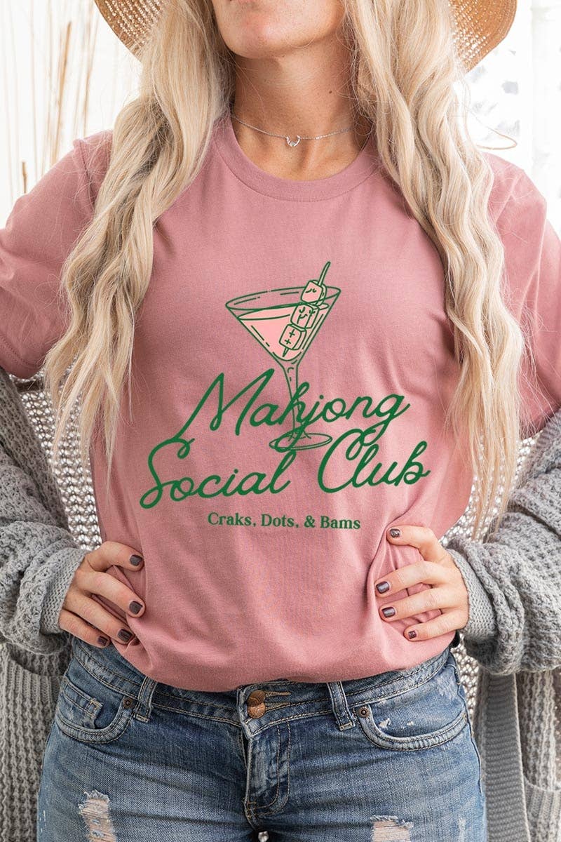 Mahjong Cocktail Graphic Tee