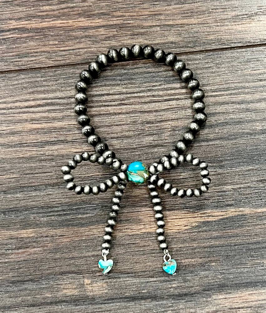 711584, Handmade Navajo Bow Stretch Bracelet