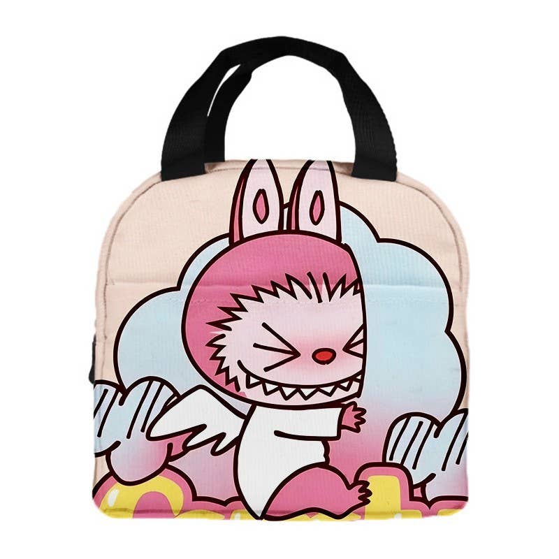 Cute monster lunch bag Aluminum Foil Insulation Bag