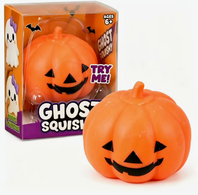 Jumbo Jack-O'-Lantern Pumpkin Squishy