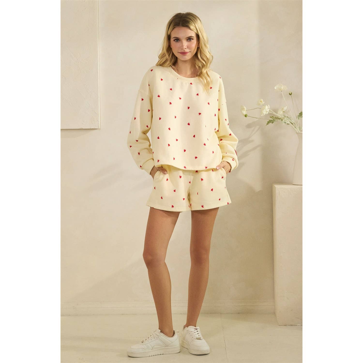 Printed Lounge Crewneck Sweatshirt