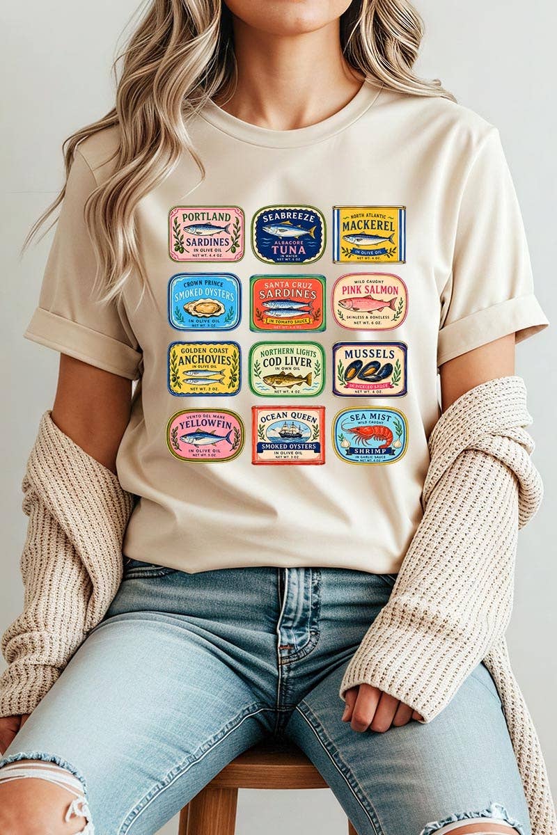 Sardines Market Graphic Tee