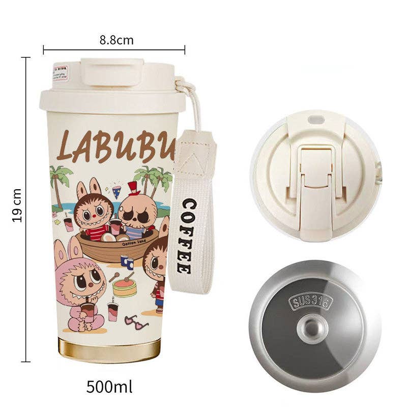 💫 “Labubu Magic” Cute Monster Stainless Steel Insulated Cup