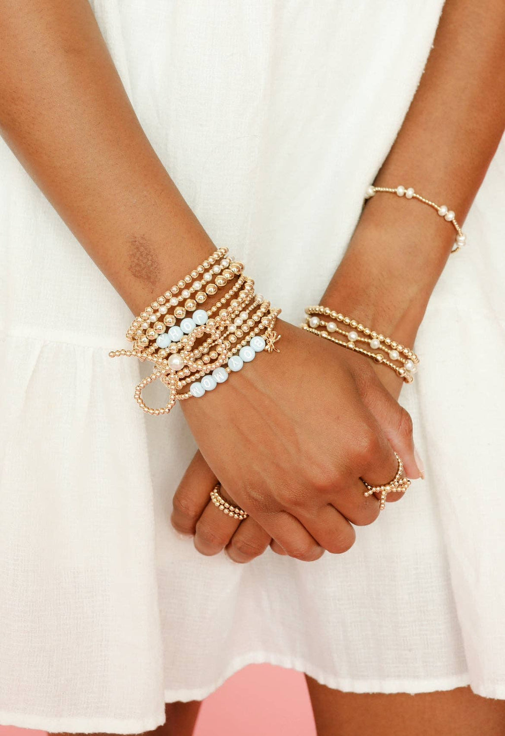 Boy Mom Charm Bracelet