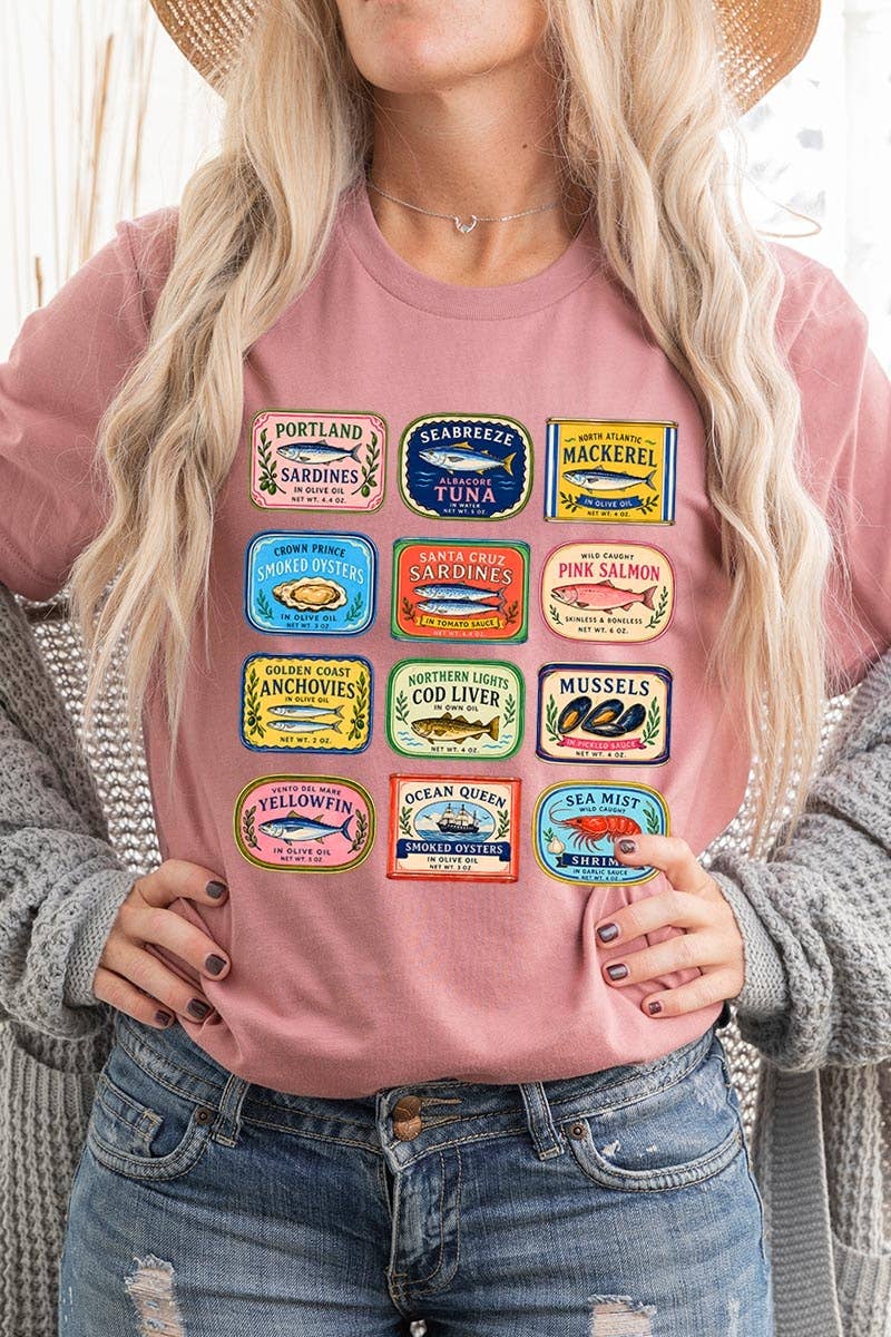 Sardines Market Graphic Tee